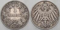 Kleinmünzen-Kaiserreich 1 Mark Grosser Adler -