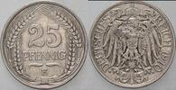 Kleinmünzen-Kaiserreich 25 Pfennig Grosser Adler -