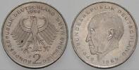 2 Mark Kursmünzen 2 Deutsche Mark Konrad Adenauer -