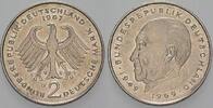 2 Mark Kursmünzen 2 Deutsche Mark Konrad Adenauer -