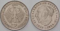 2 Mark Kursmünzen 2 Deutsche Mark Theodor Heuss -