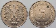 5 Mark Kursmünzen 5 Deutsche Mark Bundesrepublik Deutschland -