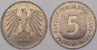 5 Mark Kursmünzen 5 Deutsche Mark Bundesrepublik Deutschland -