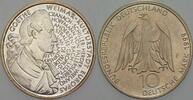 10 Mark Gedenkmünzen 10 Deutsche Mark Bundesrepublik Deutschland -