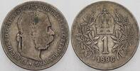 Haus Habsburg 1 Krone Franz Joseph I. 1848-1916. -
