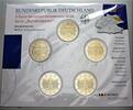 Deutschland 5 x 2 Euro BRANDENBURG -