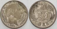 Dänemark 25 Ore Christian IX. 1863-1906. -