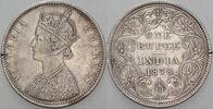 Indien-Britisch 1 Rupee Empire 1765-1947. -