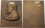 Frankreich einseitige Bronzeplakette Dritte Republik 1870-1940. -