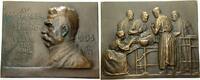 Frankreich Bronzeplakette Dritte Republik 1870-1940. -