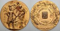 Frankreich vergoldete Bronzemedaille Dritte Republik, 1870-1940 -