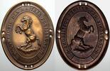 Frankreich einseitige Bronzeplakette Dritte Republik 1870-1940. -