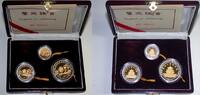 China 3er Set mit 50, 25 und 10 Yuan 1995 PANDA Polierte Platte im Etui