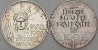 Frankreich 100 Francs Fünfte Republik seit 1958. -