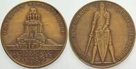 Sachsen-Leipzig, Stadt Bronzemedaille VÖLKERSCHLACHTDENKMAL -