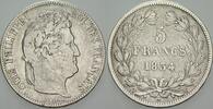 Frankreich 5 Franc Louis Philipp 1830-1848. -