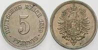 Kleinmünzen-Kaiserreich 5 Pfennig Kleiner Adler -
