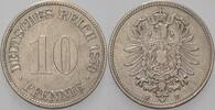 Kleinmünzen-Kaiserreich 10 Pfennig Kleiner Adler -