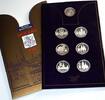 Russland Set mit 6 x 1 Rubel + Medaille Russland ab 1992 -