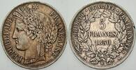 Frankreich 5 Francs Zweite Republik 1848-1852. -