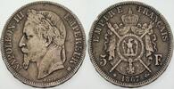 Frankreich 5 Francs Napoleon III. 1852-1870. -