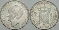 Niederlande-Königreich 2 1/2 Gulden Wilhelmina I. 1890-1948. -