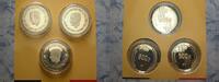 Belgien-Königreich Set mit 3 x 500 Francs Baudouin. 1951-1993. -