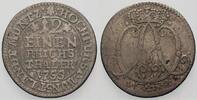 Münster-Bistum 1/12 Taler Clemens August v. Bayern, 1719-1761. -