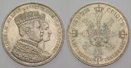 Preußen Vereinstaler Wilhelm I. 1861-1888. -