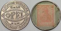Düsseldorf 10 Pfennig AUTOMOBILE-VERKAUFS GMBH OPEL -