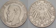 Baden 2 Mark Friedrich I. 1856-1907. -