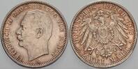 Baden 2 Mark Friedrich II. 1907-1918. -