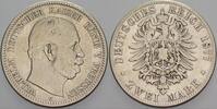 Preußen 2 Mark Wilhelm I. 1861-1888. -