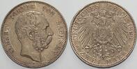 Sachsen 2 Mark Albert 1873-1902. -