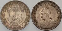 Deutsch Ostafrika 1/4 Rupie Wilhelm II., -