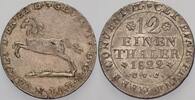 Braunschweig 1/12 Taler 1822 Karl 1815-1830 Patina, vorzüglich