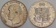 Ausbeutetaler 1856 Hannover Georg V. 1851-1866 Patina, sehr schön - vorzüglich