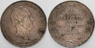 Sachsen 1/3 Taler Friedrich August II. 1836-1854. -