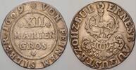 Osnabrück-Bistum 12 Mariengroschen 1669 Ernst August I. 1662-1698. Kratzer, sehr schön