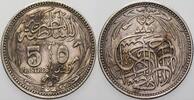 Ägypten 5 Piastres Hussein Kamil 1914-1917. -