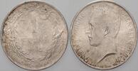 Belgien-Königreich 1 Franc Albert I. 1909-1934. -
