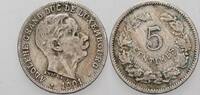 Luxemburg 5 Centimes Adolphe. -