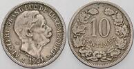Luxemburg 10 Centimes Adolphe. -