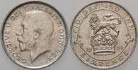 Großbritannien 6 Pence 1924 George V. 1910-1936. Vorzüglich