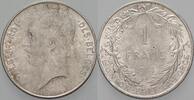 Belgien-Königreich 1 Franc Albert I. 1909-1934. -