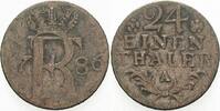 Brandenburg-Preußen 1/24 Taler Friedrich II. 1740-1786 -
