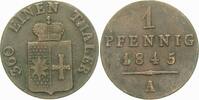 Waldeck 1 Pfennig Georg Heinrich 1813-1845. -