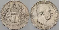 Haus Habsburg 1 Krone Franz Joseph I. 1848-1916. -