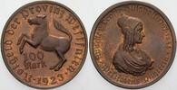 100 Mark 1923 Provinz Westfalen Droste-Hülshoff Vorzüglich