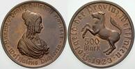 100 Mark 1923 Provinz Westfalen Droste-Hülshoff Patina, Vorzüglich - Stempelglanz